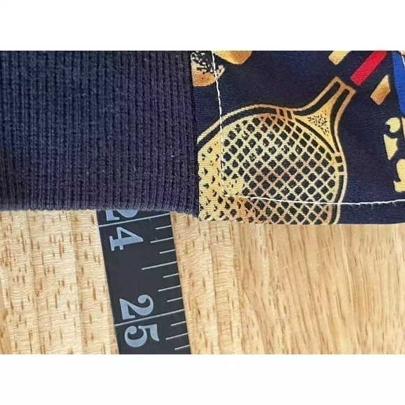 Vintage Lavon Sport Tennis Themed Zip Front Bomber Jacket Women's Size Small - Picture 10 of 11